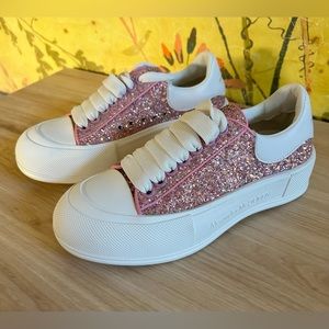 Alexander McQueen Glitter Sneakers